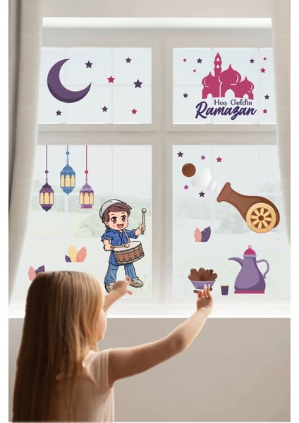 Hoş Geldin Ramazan Duvar Sticker 50X70 cm