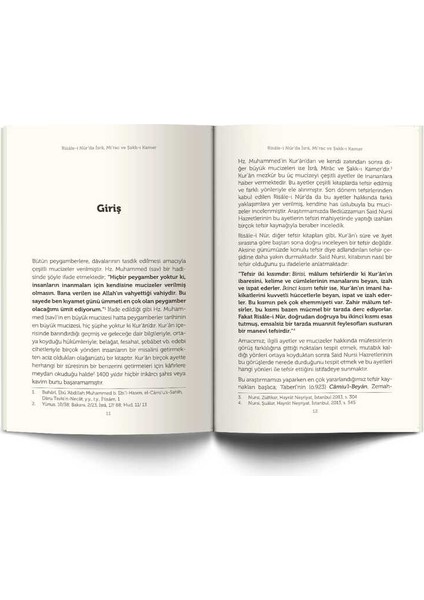 Risale-I Nur'da Isra, Mirac ve Şakk-I Kamer
