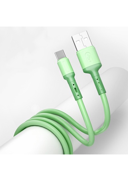 Type-C USB Erkek Senkronizasyonu Otg Şarj Veri Transfer Kablosu - Pembe (Yurt Dışından)