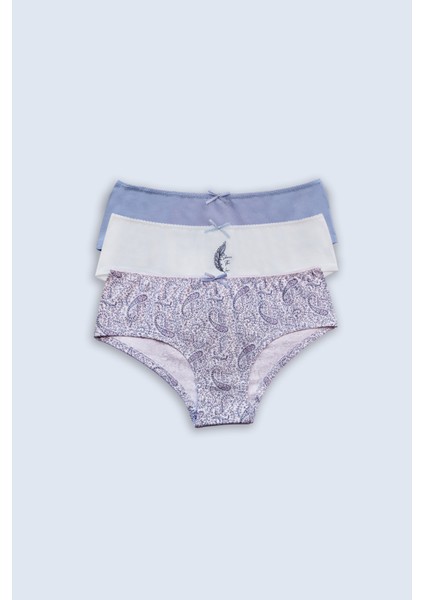 3'lü Ekonomik Paket Hypnosis 2703 Pamuklu Basic Hipster Külot