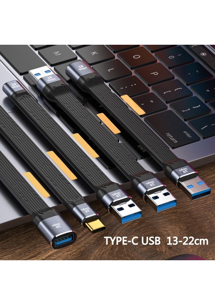 Usb-C-Usb-C Uç Bağlantılarına Sahip USB Type-C Kablosu 3 Kablo - Siyah (Yurt Dışından) fiyatları