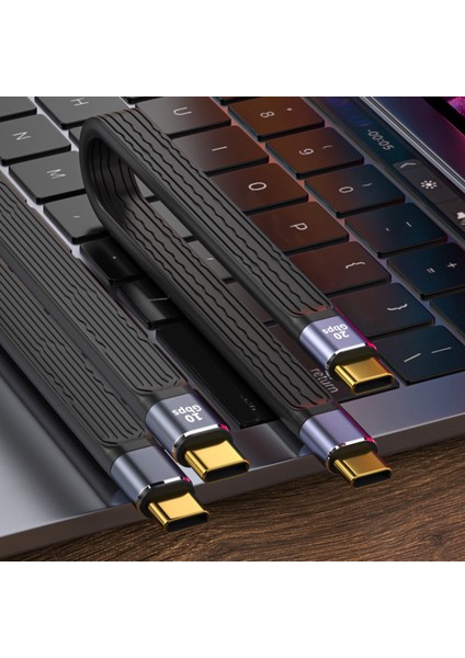 Usb-C-Usb-C Uç Bağlantılarına Sahip USB Type-C Kablosu 3 Kablo - Siyah (Yurt Dışından) modelleri