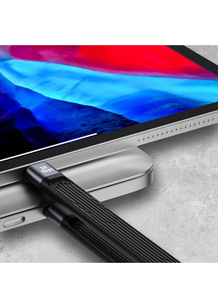Usb-C-Usb-C Uç Bağlantılarına Sahip USB Type-C Kablosu 3 Kablo - Siyah (Yurt Dışından) fırsatları