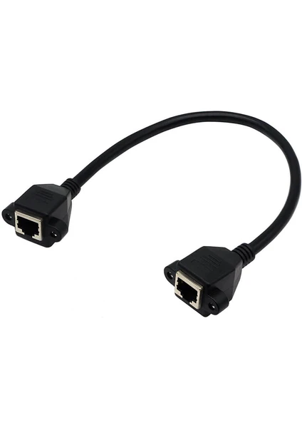 RJ45 Cat5 Cat6 Cat7 Dişi Dişi Panel Tipi Konnektör Ara Uzatma - 30CM