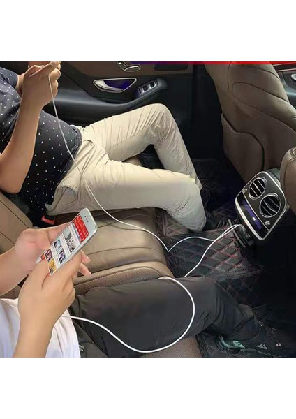 2'si 1 Arada Mikro USB C Kablo Tipi C Kablolar Telefon Için Hızlı Şarj Şartı Kablosu (Yurt Dışından)