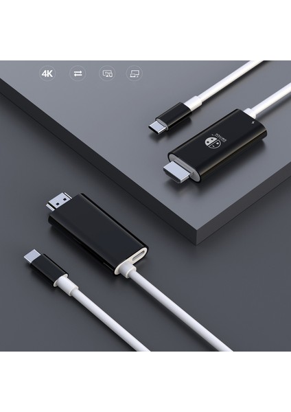 USB C Ila HDMI Uyumlu Kablo 2m Anahtar Bilgisayar Için Typec Dönüştürücü Kablosu (Yurt Dışından) fırsatları