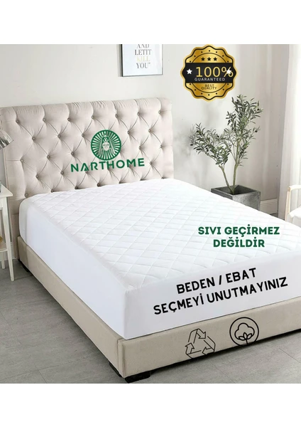 Nart Home Fitted Kapitone Yatak Koruyucu Alez Pamuk 70x140 (9 Farklı Ebat)