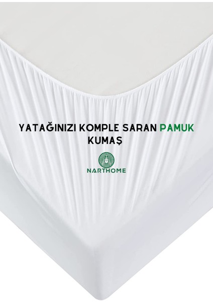 Nart Home Kapitoneli Yatak Koruyucu Pamuk Alez Çift Kişilik 160x200 cm (9 Farklı Ebat)