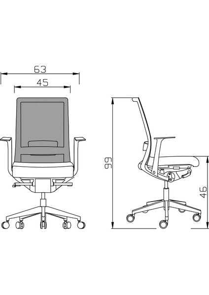 Ergonomik Çalışma Koltuğu