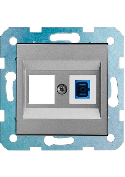 Ovivo Gümüş Sc Fiber Optik Priz Mekanizma-Çerçeve Yoktur!!!