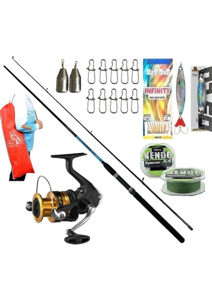 G-Power 270CM 7-35GR Shimano Fx 4000 Spin Olta Takımı Seti