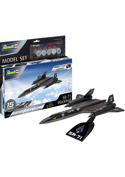 Maket Model Set Lockheed Sr-71 Blackbird 63652