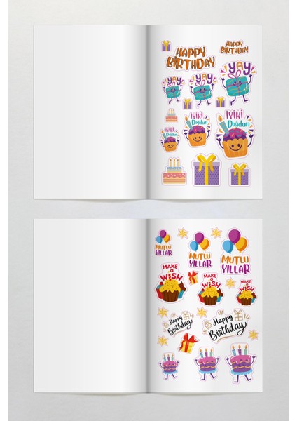 Le Color Sticker Book Kutlama Özel Gün Serisi