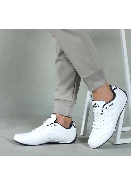 11743 Beyaz Lacivert Comfort Taban Erkek Günlük Spor Ayakkabı10 fırsatları