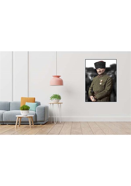Askeri Üniforma ve Atatürk PixArt Sanat Elmas Mozaik Diamond Türkiye 35*50