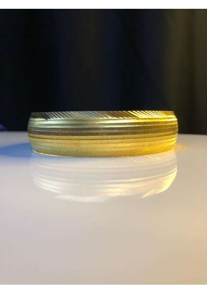 24 Ayar Altın Kaplama 15 mm Şarnel Bilezik fırsatları