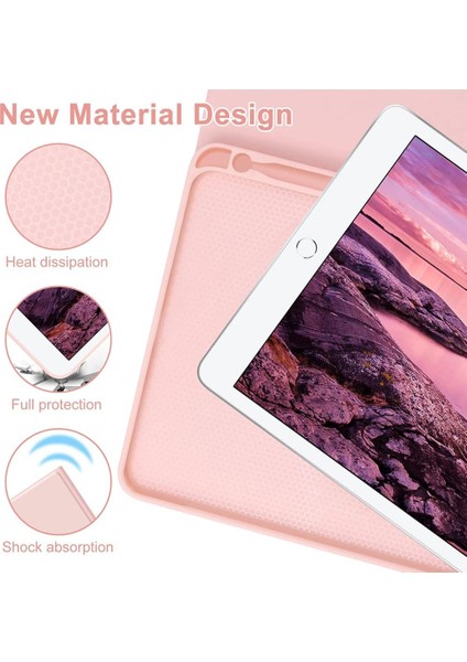 Apple iPad 9. Nesil 10.2" 2021 Kılıf Kablosuz Klavyeli Kılıf Mobax A2602 A2603 A2604 A2605