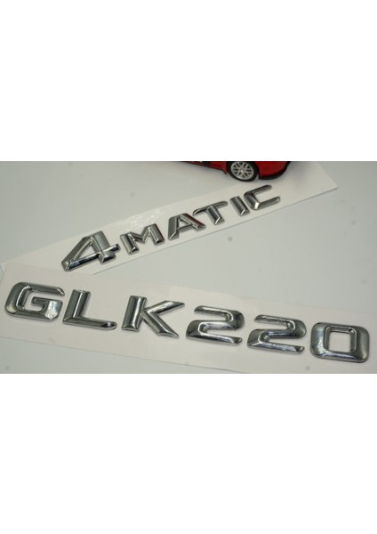 Benz Glk 220 4matic Bagaj Krom Metal 3m 3D Yazı Logo