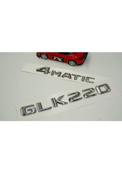 Benz Glk 220 4matic Bagaj Krom Metal 3m 3D Yazı Logo