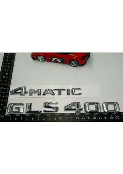 Benz Gls 400 4matic Bagaj Krom Metal 3m 3D Yazı Logo