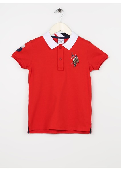 Düz Kırmızı Erkek Çocuk T-Shirt SD01kidsIY023