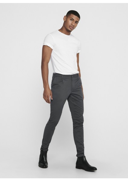 Dar Koyu Gri Erkek Chino Pantolon 22016775_ONSCAM Chıno Pk 6775 indirimleri