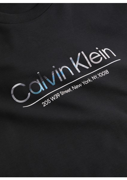 Bisiklet Yaka Siyah Erkek T-Shirt K10K111133BEH fırsatları