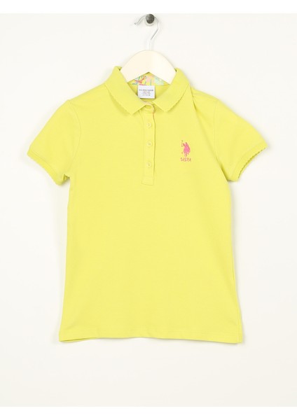 Düz Koyu Yeşil Kız Çocuk T-Shirt TP01-IY023