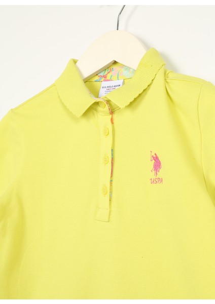 Düz Koyu Yeşil Kız Çocuk T-Shirt TP01-IY023 modelleri