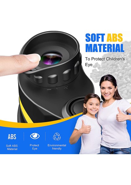 8X21 Çocuklar Için Kompakt Yüksek Çözünürlüklü Şok Geçirmez Dürbün - Sarı (Yurt Dışından) fiyatları