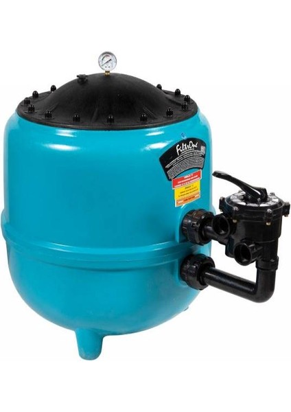 Fıltrone L Plastik Havuz Kum Filtresi Vanalı 560 mm Geniş Kapak 12 M3/h -Toptancıyızbiz