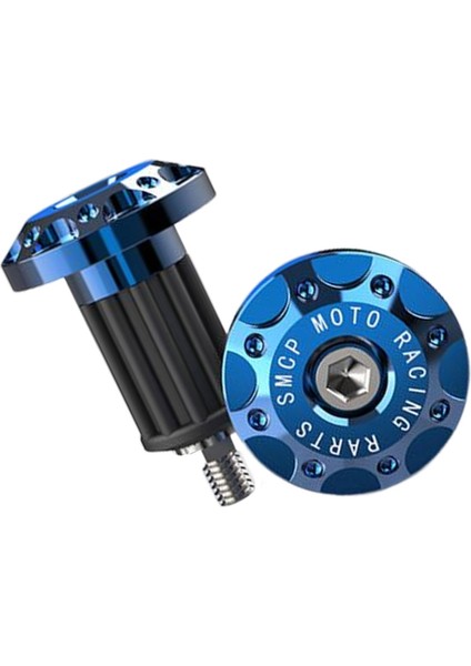 2 Adet Motosiklet Kolu Çubuk Uçlu Tutamaklar Fiş Kapakları Cnc Alüminyum Alaşım Mavisi (Yurt Dışından) fiyatları