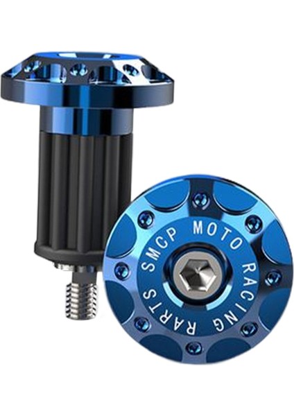 2 Adet Motosiklet Kolu Çubuk Uçlu Tutamaklar Fiş Kapakları Cnc Alüminyum Alaşım Mavisi (Yurt Dışından) indirimleri