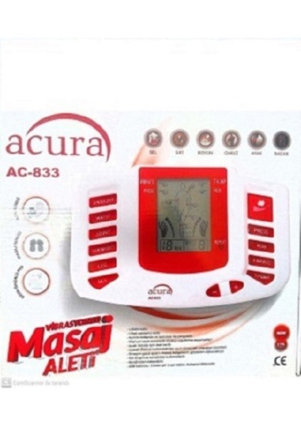 AC-833 Ultra Masaj Aleti Fizik Tens Cihazı Mnnpazar
