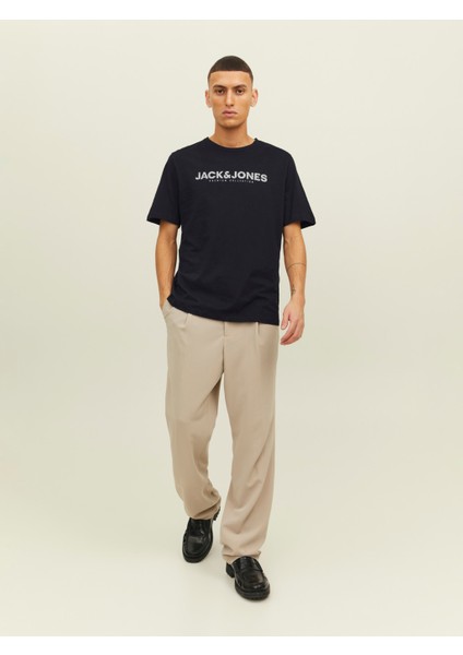 Jprblabooster Ss Tee Crew Neck Feb23 Siyah Erkek T-Shirt 12234759-Black