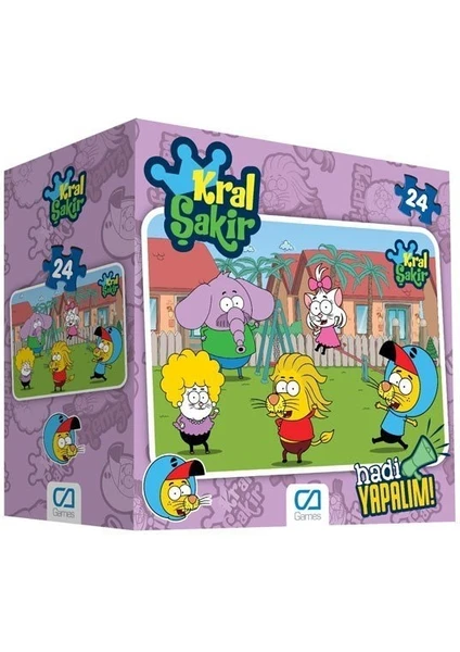 Ca Games Kral Şakir Yer Puzzle 24 Parça