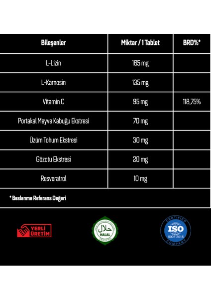 Serfly L-Lizn Içeren Takviye Edici Gıda fiyatları