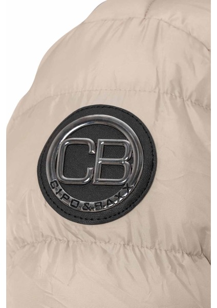 WM132 Kürklü Bej Kadın Şişme Mont fırsatları