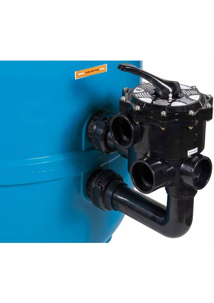 Fıltrone Plastik Havuz Kum Filtresi Yandan Çok Yollu VANALI760 mm 22 M3/h-Toptancıyızbiz fiyatları