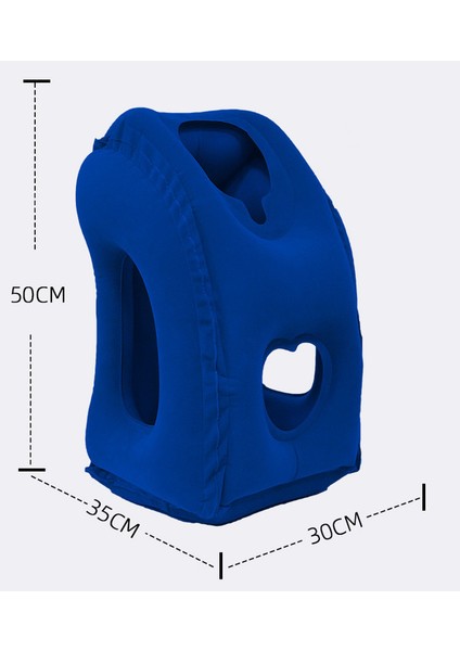 Taşınabilir Seyahat Şişme Yastığı - Mavi (Yurt Dışından) fiyatları