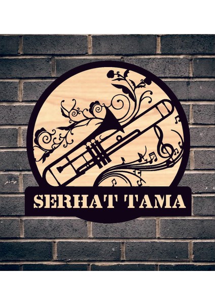 Saksafon Müzik Sanat Temalı Ahşap Duvar Tablo modelleri