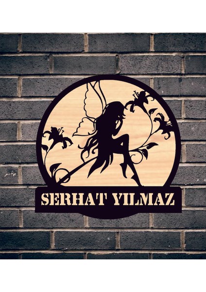 Kişiye Özel Peri Çocuk Odası Ahşap Duvar Tablo fiyatları