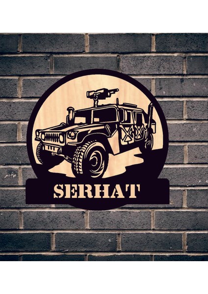 Kişiye Özel Hummer 4x4 Asker Temalı Duvar Tablo fiyatları