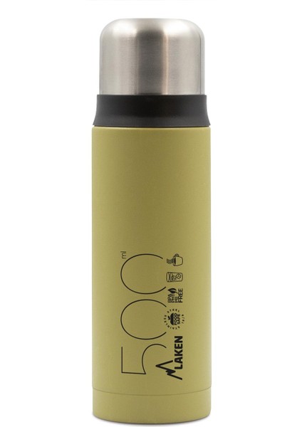 Paslanmaz Çelik Thermo Flask 0,50L Khakı - LK1850K