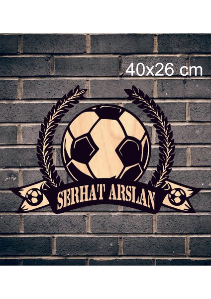 Kişiye Özel Futbol Lig Kupa Ödül Temalı Ahşap Duvar Tablo modelleri
