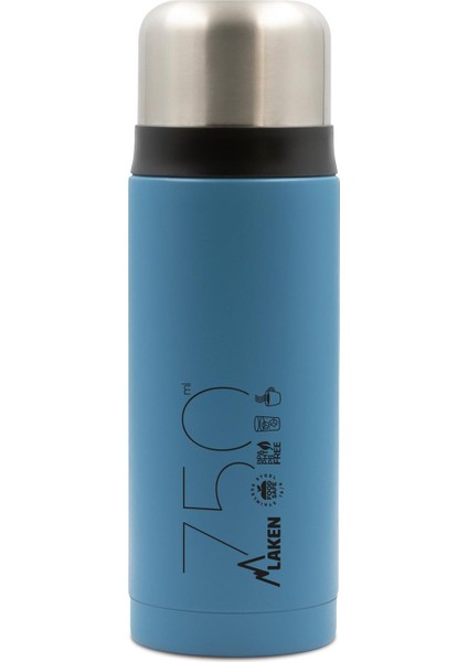 Paslanmaz Çelik Thermo Flask 0,75L Blue - LK1875A