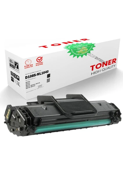 Samsung MLT-D108S Muadil Toner /WB/SU786A/ML-1640/ML-1641/ML-164