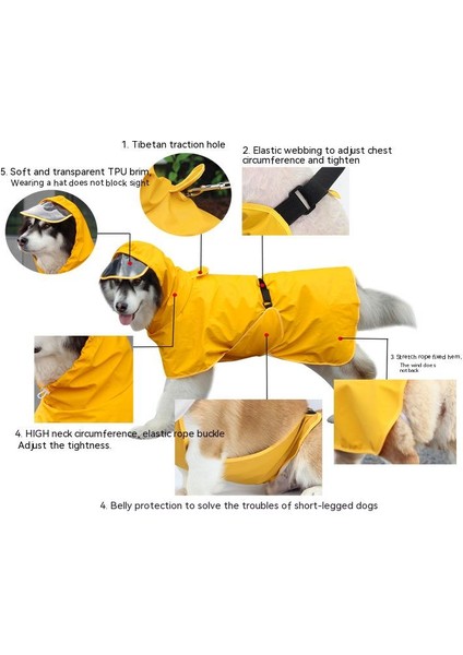 Sarısı Adam Pu Köpek Yağmurluk Teddy Ke Fon Evcil Hayvan Giysileri Su Geçirmez Dış Mekan (Yurt Dışından) modelleri