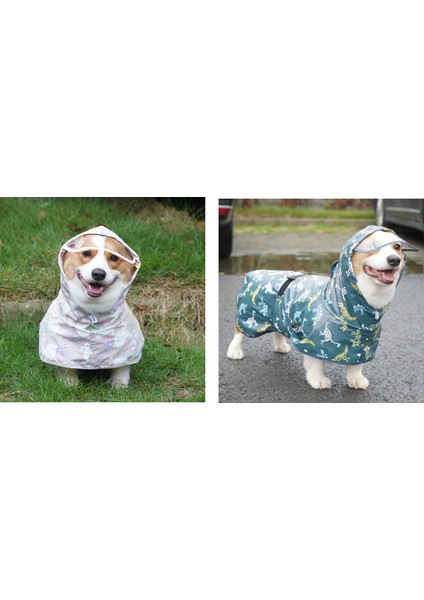 Sarısı Adam Pu Köpek Yağmurluk Teddy Ke Fon Evcil Hayvan Giysileri Su Geçirmez Dış Mekan (Yurt Dışından)