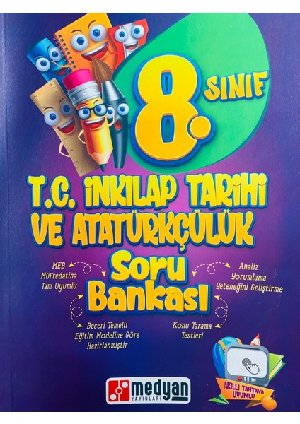 Yayınları 8. Sınıf T.c. Inkilap Tarihi ve Atatürkçülük Soru Bankası